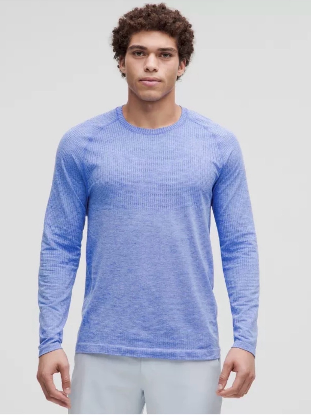 Lululemon Men’s Metal Vent Tech Short Sleeve - Heathered Regatta Blue